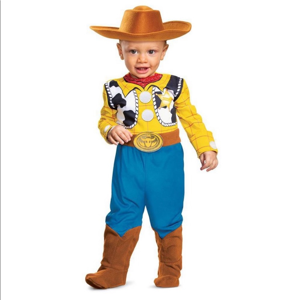Baby Deluxe Disney Toy Story Woody Halloween Costume Jumpsuit